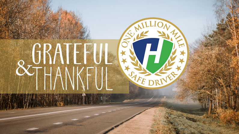 Gratitude for Million Mile Drivers