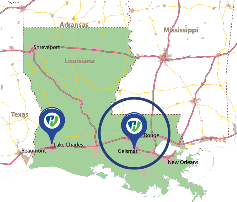 Highway Transport locations in Louisiana