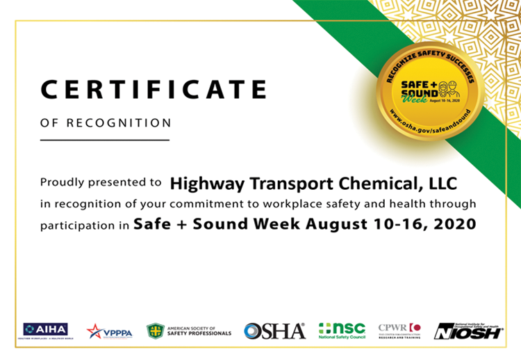 Highway Transport certificate of participation