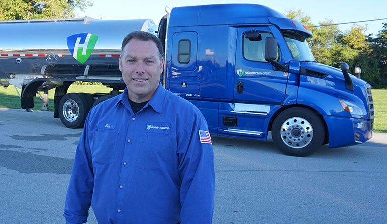 Tom Frain Receives NTTC Professional Tanker Driver of the Year