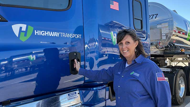 Pam Randol, Highway Transport Professional Chemical Tanker Driver